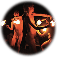 fire spinning clothes-free
